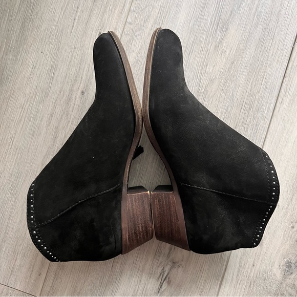 Lucky Brand Black Suede studded booties - Picture 4 of 8
